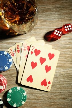 Payout table for Texas Hold'em Bonus